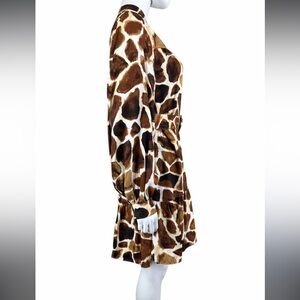 Banana Republic animal print silky shift dress - comes with belt (not pictured)